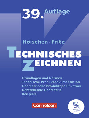 cover image of Technisches Zeichnen (39., überarbeitete und aktualisierte Auflage)